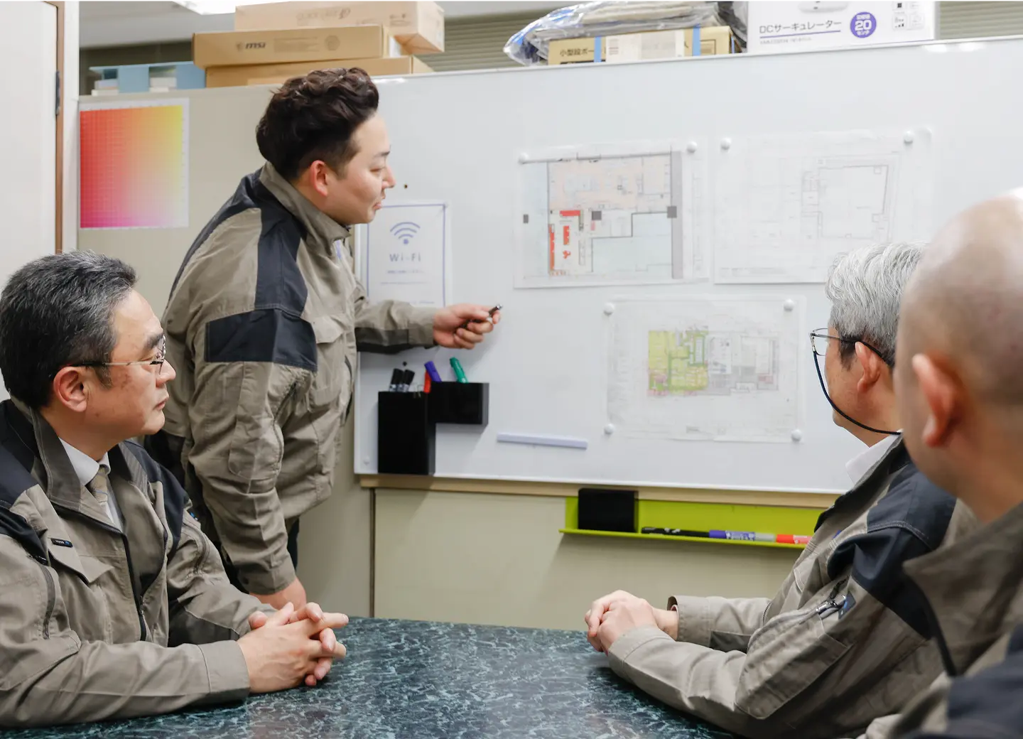 日建社が手がけた内装施工の現場