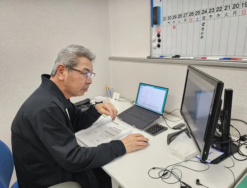商業施設の施工現場